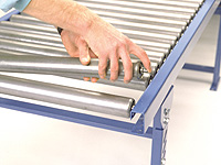 System 25 1.5m x 450mm gravity roller conveyor