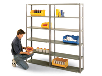 Metabolt open shelving extension bay 2210x900x600