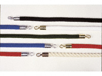 1m rope barrier with spring closure end hooks