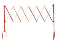 Steel expanding barrier Red / White