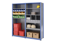 Clad Shelving Extension bay 6 shelves 450mm d Clad Shelving Extension bay 6 shelves 450mm d