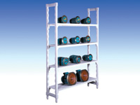 Polyprop Shelving Starter 300D, 4 Grille shelves
