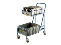 Multi-Box plastic Container mobile Trolley