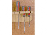 Tool rack for timber workbench