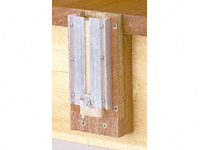 Plane stop for timber workbench