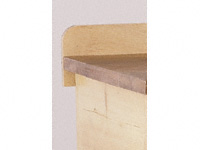 Back lip for timber workbench, 1800mm