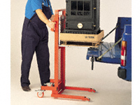 Mechanical stacker 1070mm lift, 125kg capacity Mechanical stacker 1070mm lift, 125kg capacity
