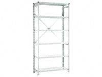 Euro shelving open starter bay with 6 shelf levels