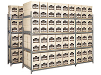 8 box high Archive Shelving extn. bay, 24 boxes 8 box high Archive Shelving extn. bay, 24 boxes