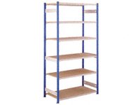 Trimline Shelving Starter bay, 6 shelf 1220x381mm Trimline Shelving Starter bay, 6 shelf 1220x381mm