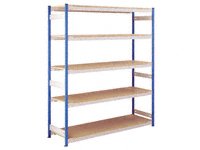 Trimline Shelving Starter bay, 5 shelf 1525x457mm Trimline Shelving Starter bay, 5 shelf 1525x457mm