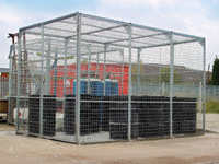 Maxibox No.2, secure storage unit, galv. Finish
