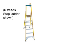 10 Tread Glassfibre Platform Steps EN131 150kg