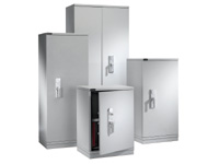 Fire Resistant security cabinet with 1 shelf