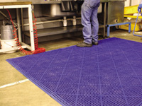 Flexi deck tile / mat female edge 300mm