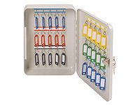 Fixed hook key cabinet, 30 key capacity