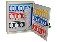 Fixed hook key cabinet, 48 key capacity