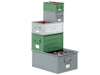 HD galvanised steel parts bin 300x630x450