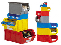Semi open front bin 145x200x350mm
