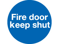 Polypropylene sign 100x100 Fire door keep shut Polypropylene sign 100x100 Fire door keep shut