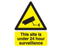 Polypropylene sign 400x300 24 hour surveillance Polypropylene sign 400x300 24 hour surveillance