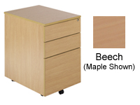 3 drawer mobile pedestal 680x392x600