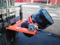 Drum Tilter, hand wheel, 360kg capacity