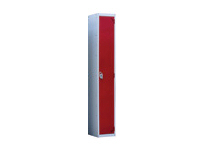 Single Steel Locker 1800x300x300mm, nest of 2