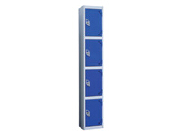 4-Door Steel Locker 1800x300x450mm, nest of 2