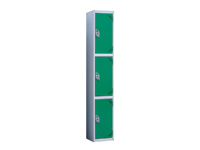 3-Door Steel Locker 1800x300x450mm