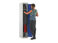 Browns personnel steel locker with single door