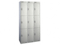 Browns Med Duty Locker 1800x300x300 3 comp, nest 3