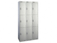 Browns Med Duty Locker 1800x300x450 3 comp, nest 3