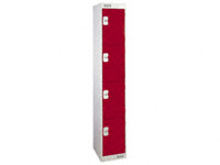 Browns Med Duty Locker 1800x300x450 4 compartments Browns Med Duty Locker 1800x300x450 4 compartments