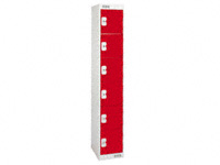 Browns Med Duty Locker 1800x300x450 6 compartments