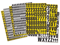 Magnetic letters. 43mm white