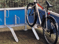 Multi cycle rack with ramps - single sided model