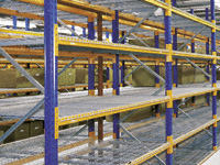 Wire mesh deck panel for pallet rack 910D x 1118W