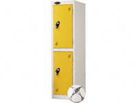 Probe low locker two door nest of 3 12x18