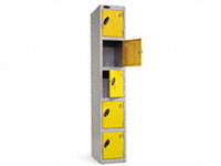 5 Compartment Steel Locker