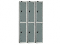 Probe locker two door nest of 3 12x15