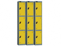 Probe locker three door nest of 3 12x15