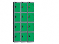 Probe locker four door nest of 3 12x15