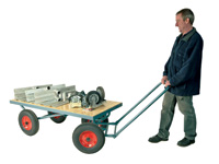 Parking brake for "T" series platform trucks