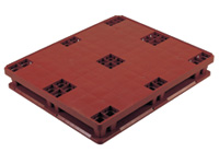 Packpal Plastic Pallet with Solid Deck