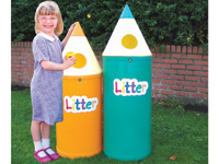 Midi pencil shaped litter bin 52L Midi pencil shaped litter bin 52L