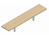 Rectangular shelf 305x1200x300 Rectangular shelf 305x1200x300