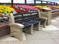 Outdoor 3 person seat