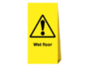 Freestanding tri board sign Wet Floor
