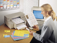 Printer T-Cards, size 3